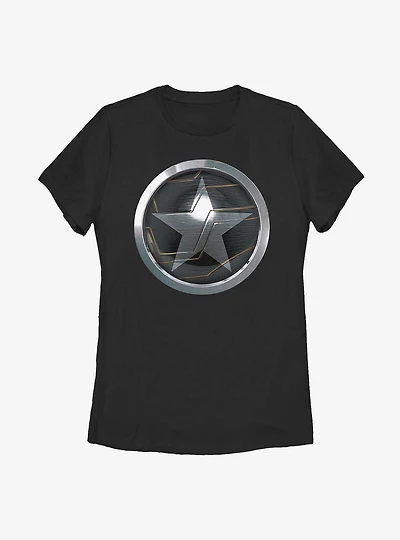 Marvel The Falcon And Winter Soldier Logo Womens T-Shirt