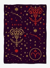 Aries Astrology Weighted Blanket