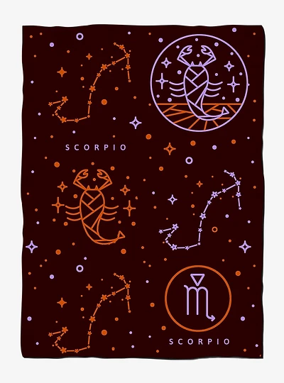 Scorpio Astrology Weighted Blanket