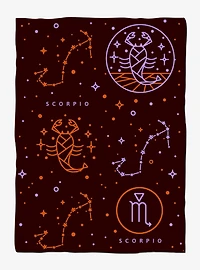 Scorpio Astrology Weighted Blanket