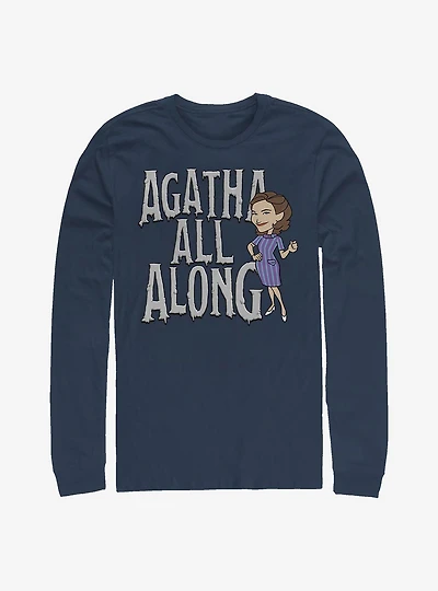 Marvel WandaVision Agatha All Along Long-Sleeve T-Shirt