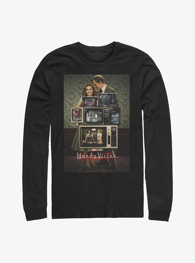 Marvel WandaVision Poster Through The Years Long-Sleeve T-Shirt