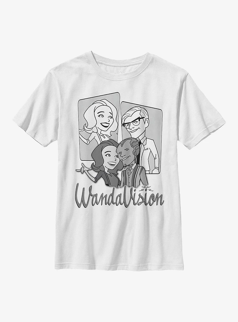 Marvel WandaVision Character Panels Youth T-Shirt