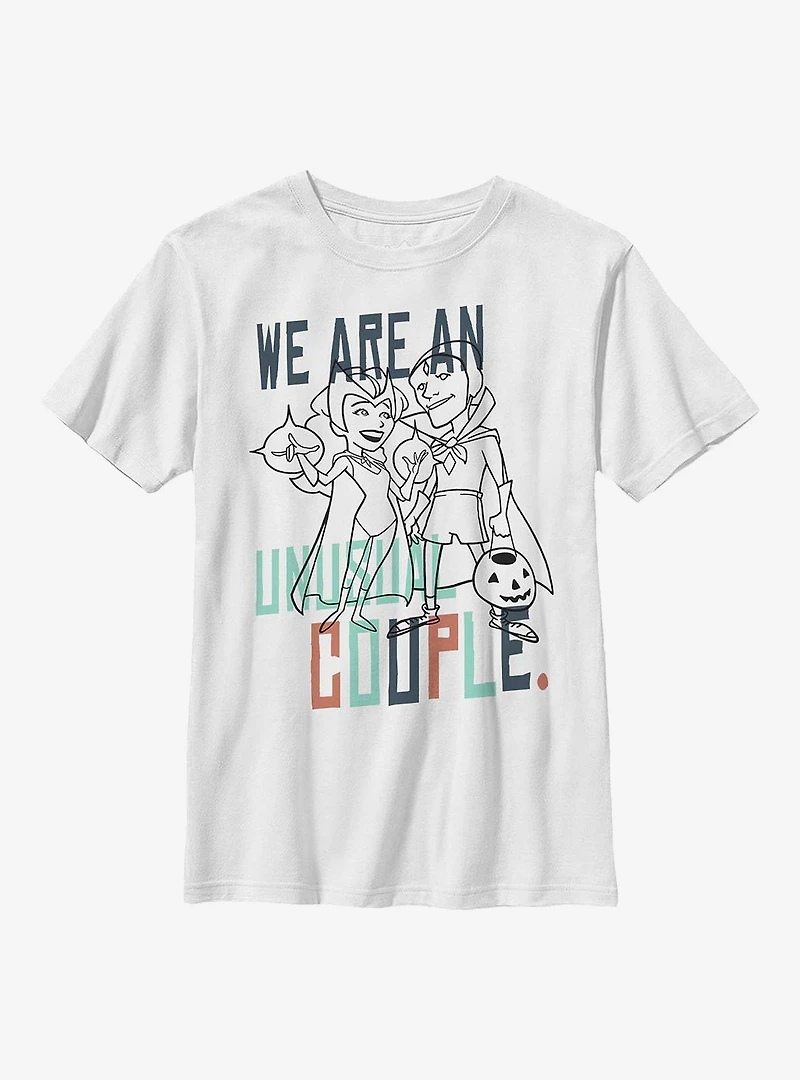 Marvel WandaVision We Are An Unusual Couple Youth T-Shirt