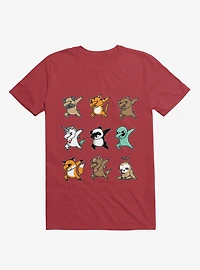 Dabbing Party Red T-Shirt