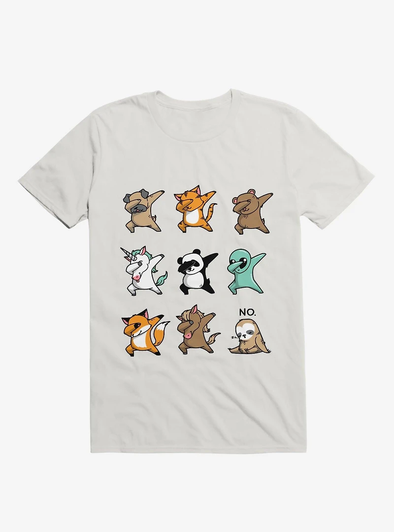 Dabbing Party White T-Shirt