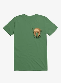 Sloth In A Pocket T-Shirt