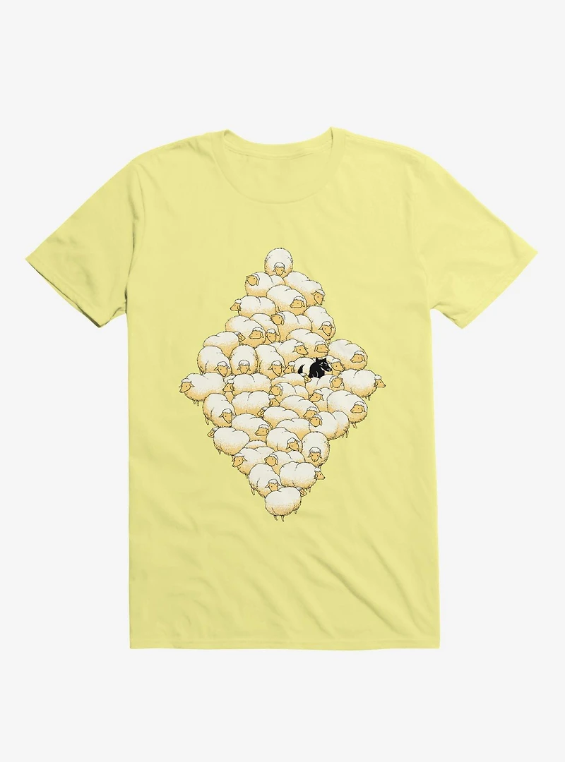 Find The Spy Corn Silk Yellow T-Shirt