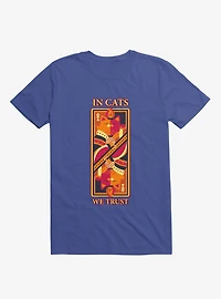 Cats We Trust Royal Blue T-Shirt