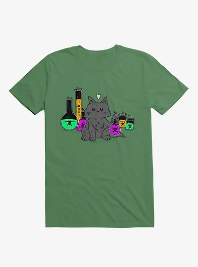 I Think My Cat Wants To Kill Me Kelly Green T-Shirt