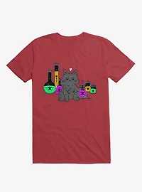 I Think My Cat Wants To Kill Me Red T-Shirt