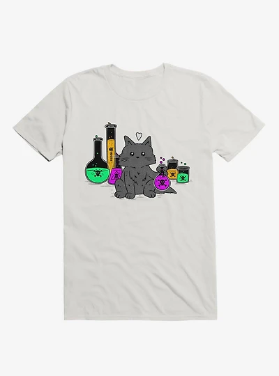 I Think My Cat Wants To Kill Me White T-Shirt