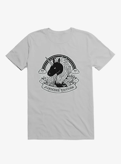 Hardcore Unicorn Ice Grey T-Shirt