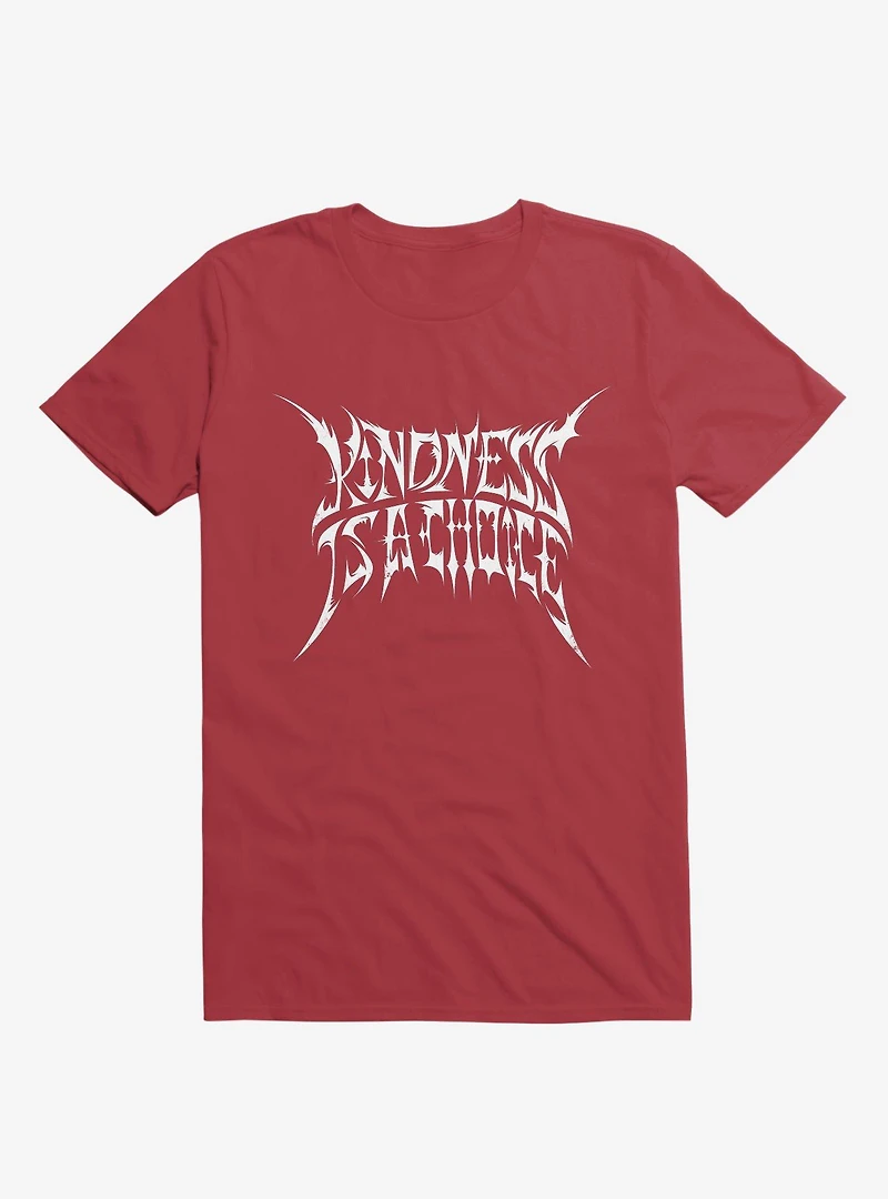 Kindness Is A Choice Red T-Shirt