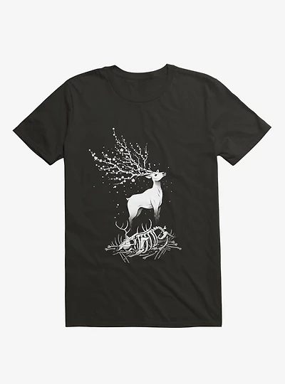 Life After Death Reborn Deer Black T-Shirt