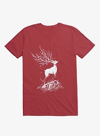 Life After Death Reborn Deer Red T-Shirt