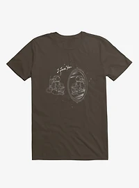 Astronaut I Love You Brown T-Shirt