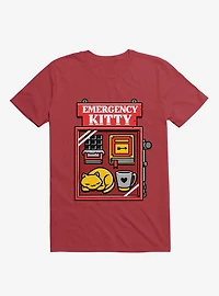 Emergency Kitty Red T-Shirt