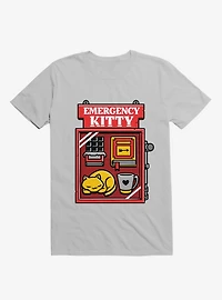 Emergency Kitty Ice Grey T-Shirt