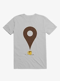 I Am Here Coffee Ice Grey T-Shirt