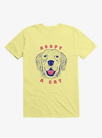 Adopt A Cat Corn Silk Yellow T-Shirt