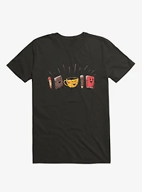 Back To School Coffee Black T-Shirt