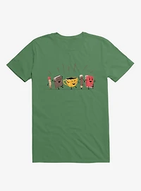 Back To School Coffee Kelly Green T-Shirt