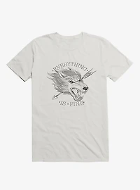 Everything Is Fine White T-Shirt