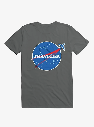 Interstellar Traveler Charcoal Grey T-Shirt