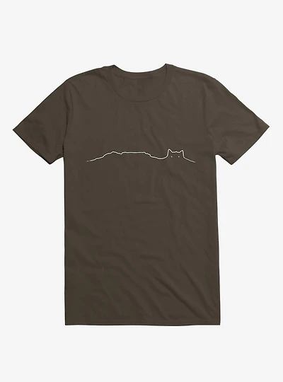 Mountain Lion's Head Cape Town Brown T-Shirt