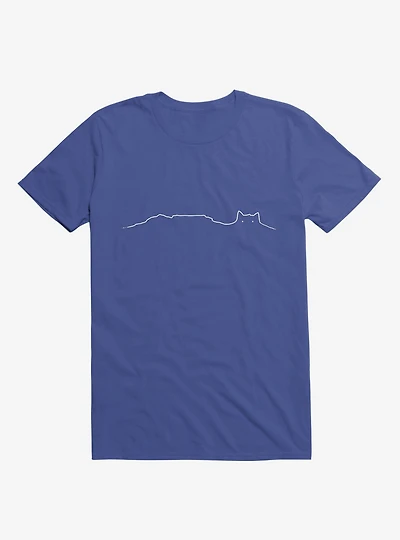 Mountain Lion's Head Cape Town Royal Blue T-Shirt