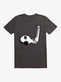 Strange Planet Centered Headphones Limb Elevation Being B&W Version T-Shirt