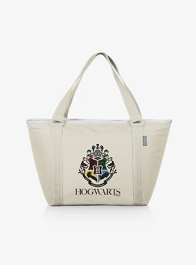 Harry Potter Hogwarts Crest Cooler Tote Sand
