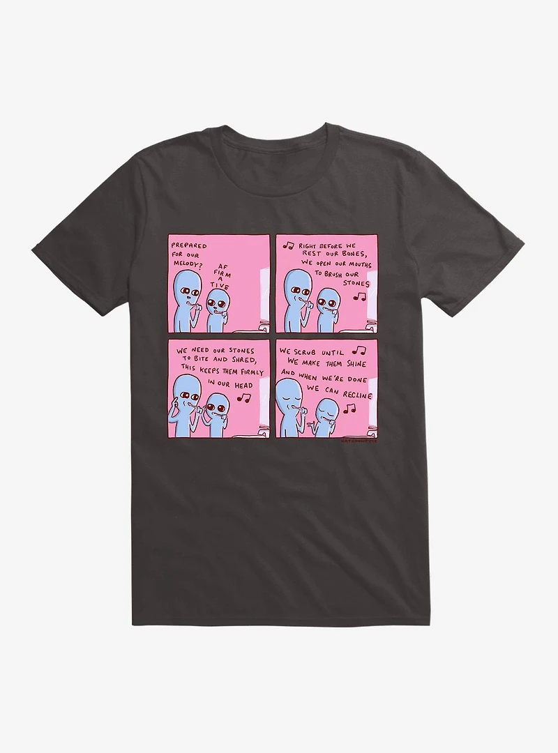 Strange Planet Mouth Stone Melody T-Shirt