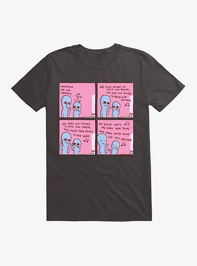 Strange Planet Mouth Stone Melody T-Shirt