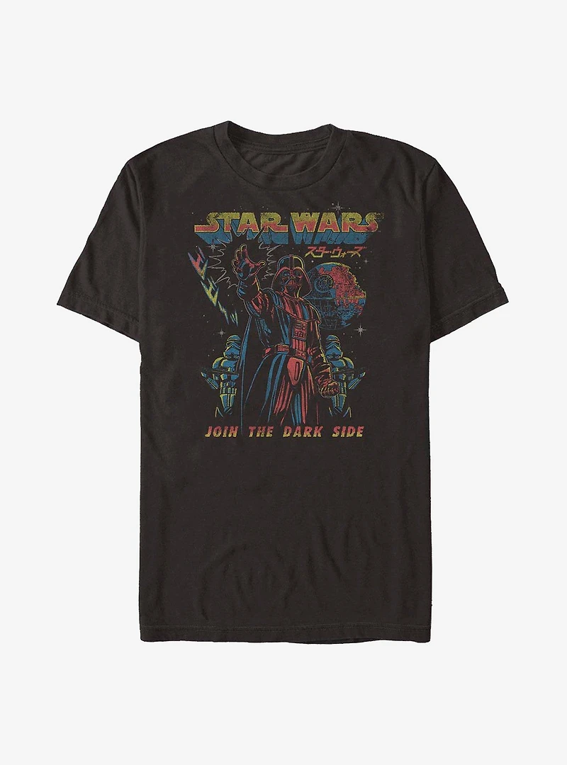 Star Wars Vader Japanese Text T-Shirt