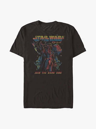 Star Wars Vader Japanese Text T-Shirt