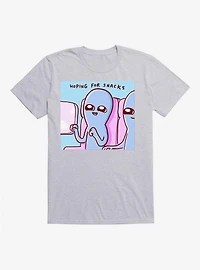 Strange Planet Hoping For Snacks T-Shirt