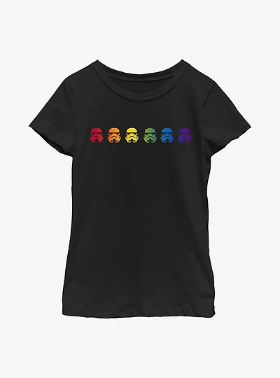 Star Wars Pride Helmets Youth T-Shirt