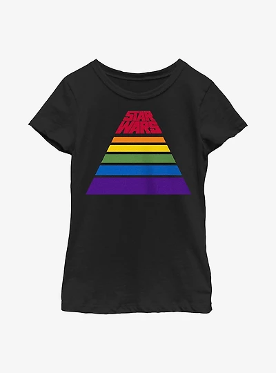 Star Wars Pride Rainbow Perspective Youth T-Shirt