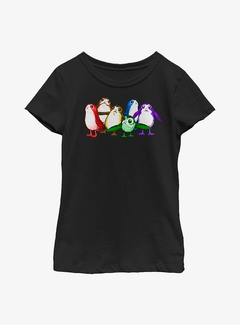 Star Wars Pride BB-8 Rainbow Porg Youth T-Shirt
