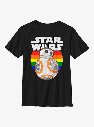 Star Wars Pride Rainbow Circle Youth T-Shirt
