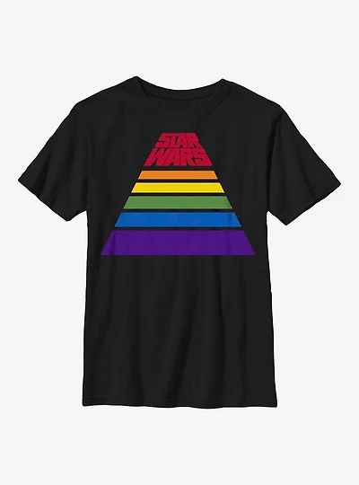 Star Wars Pride Rainbow Perspective Youth T-Shirt