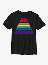 Star Wars Pride Rainbow Perspective Youth T-Shirt