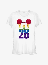 Disney Mickey Mouse 28 Rainbow Pride T-Shirt