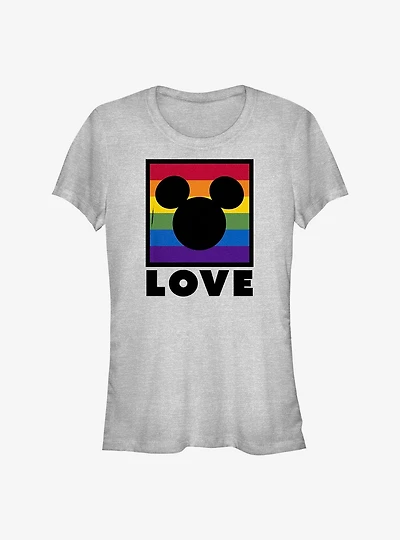 Disney Mickey Mouse Love Rainbow Box T-Shirt