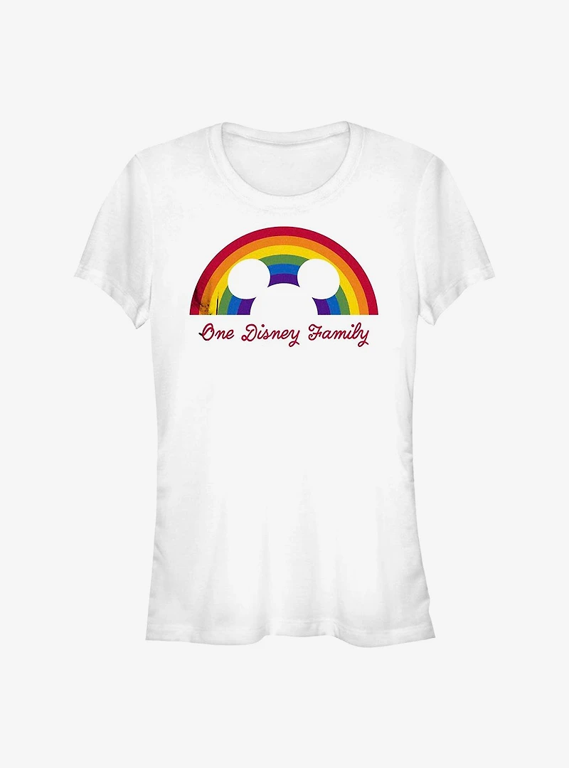 Disney Mickey Mouse Rainbow Our Family T-Shirt