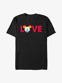 Disney Mickey Mouse Mickey Love Pride Rainbow T-Shirt