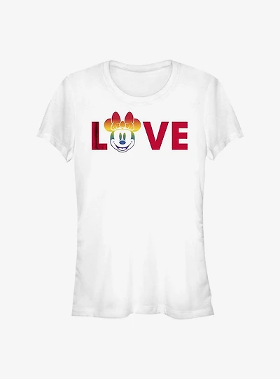 Disney Minnie Mouse Minnie Love Rainbow Pride T-Shirt