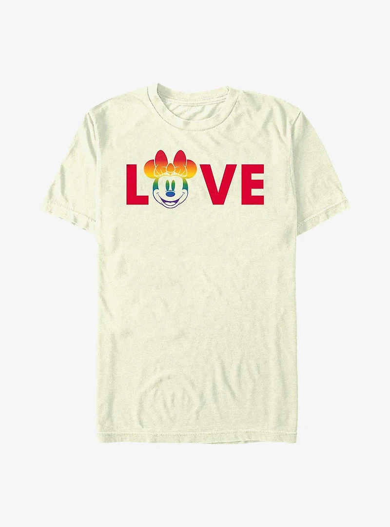 Disney Minnie Mouse Love Rainbow Pride T-Shirt